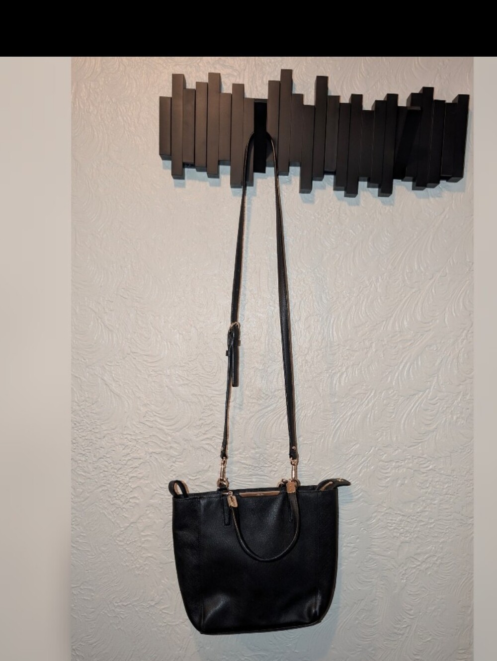 Coach Classic Black Crossbody Bag - Gold